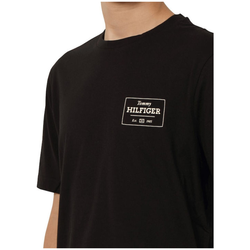 TOMMY HILFIGER Monotype printed label tee